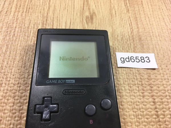 GD6583 With Defects - GameBoy Pocket Black Game Boy Console Japan