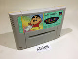 Crayon Shinchan Arashi wo Yobu Enji SNES Super Famicom Japan - SI5385