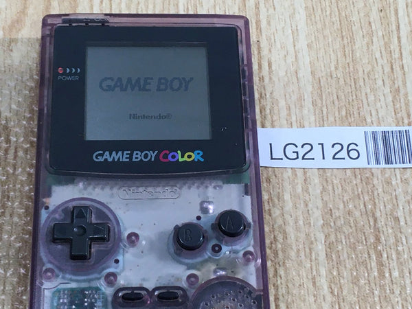 LG2126 GameBoy Color Clear Purple Game Boy Console Japan