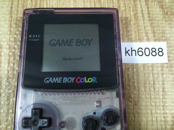 kh6088 Plz Read Item Condi GameBoy Color Clear Purple Game kh6088 Plz Read Item Condi GameBoy Color Clear Purple Game
