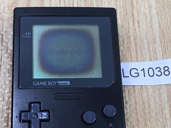 LG1038 With Defects - GameBoy Pocket Black Game Boy Console Japan
