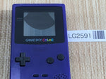 LG2591 Plz Read Item Condi GameBoy Color Purple Game Boy Console Japan
