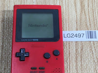 LG2497 Plz Read Item Condi GameBoy Pocket Red Game Boy Console Japan