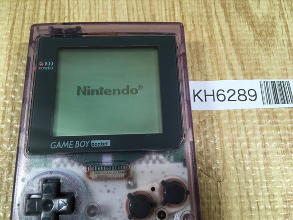 KH6289 With Defects - GameBoy Pocket Clear Purple Console Japan