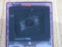 LG1132 With Defects - GameBoy Pocket Clear Purple Console Japan