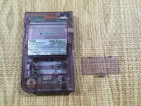 KH5923 Tested Working - GameBoy Pocket Clear Purple Game Boy Console Japan