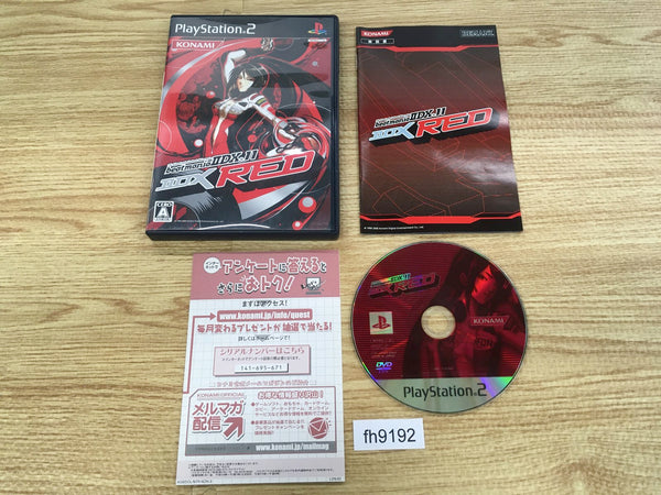 FH9192 beatmania II DX 11 II DX RED PS2 Japan
