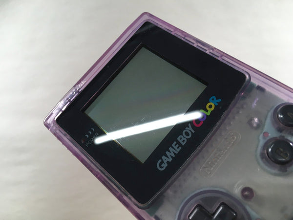 kh6088 Plz Read Item Condi GameBoy Color Clear Purple Game kh6088 Plz Read Item Condi GameBoy Color Clear Purple Game