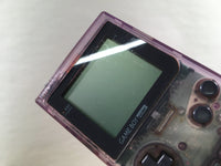 KH5923 Tested Working - GameBoy Pocket Clear Purple Game Boy Console Japan