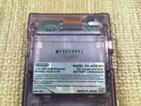 KH5923 Tested Working - GameBoy Pocket Clear Purple Game Boy Console Japan