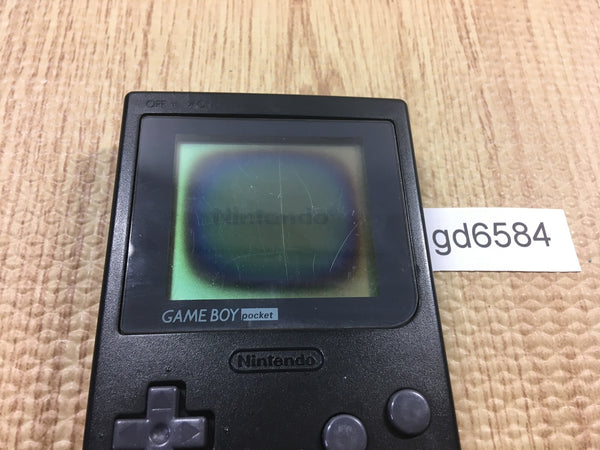 GD6584 With Defects - GameBoy Pocket Black Game Boy Console Japan