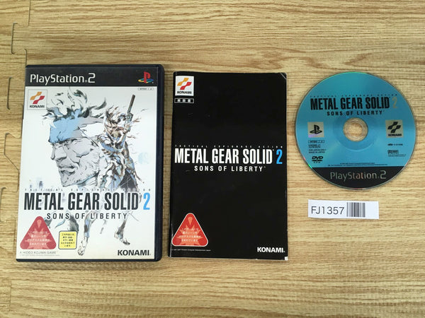 FJ1357 Metal Gear Solid 2 PS2 Japan