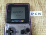 kh4710 Plz Read Item Condi GameBoy Color Clear Purple Game Boy Console Japan