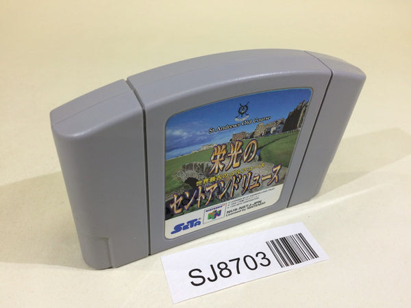SJ8703 Eiko no Saint Andrews Golf Nintendo 64 N64 Japan