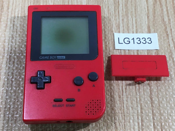 LG1333 Not Working - GameBoy Pocket Red Game Boy Console Japan