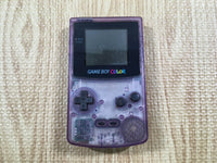 kh4710 Plz Read Item Condi GameBoy Color Clear Purple Game Boy Console Japan