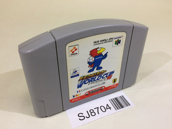 SJ8704 Jikkyou World Soccer World Cup 98 France Nintendo 64 N64 Japan