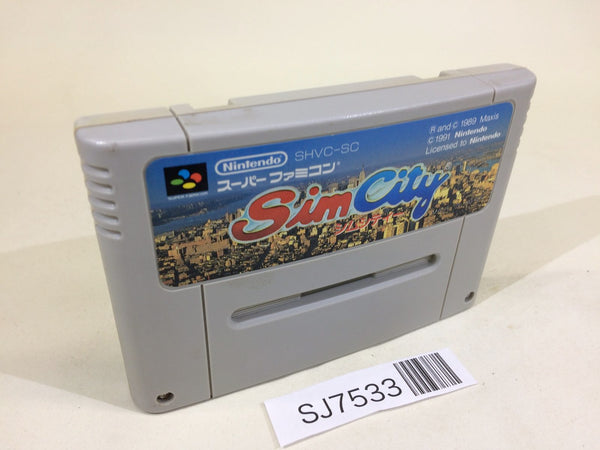SJ7533 Sim City SNES Super Famicom Japan