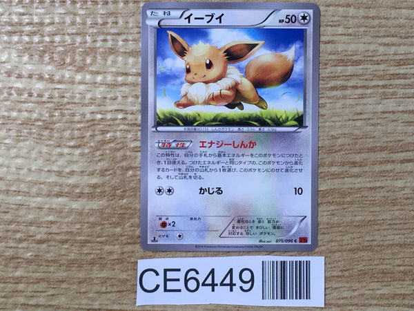 CE6449 Eevee C XY3 075/096 Pokemon Card TCG Japan