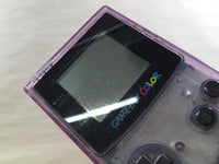 kh4710 Plz Read Item Condi GameBoy Color Clear Purple Game Boy Console Japan