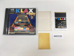 DK6330 Klax BOXED PC Engine Japan