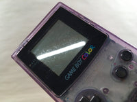 kh4710 Plz Read Item Condi GameBoy Color Clear Purple Game Boy Console Japan