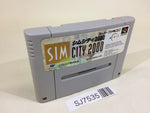 SJ7535 Sim City 2000 SNES Super Famicom Japan