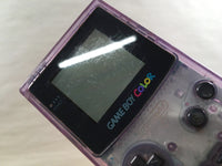 kh4710 Plz Read Item Condi GameBoy Color Clear Purple Game Boy Console Japan