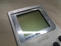 LG2498 Plz Read Item Condi GameBoy Pocket Silver Game Boy Console Japan
