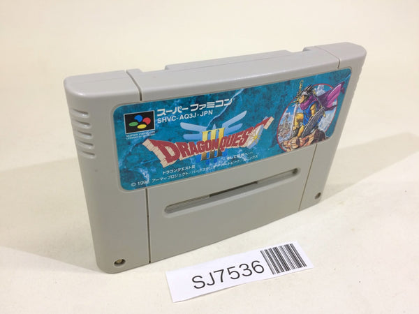SJ7536 Dragon Quest III 3 SNES Super Famicom Japan