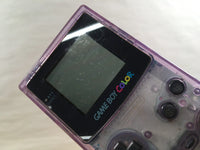 kh4710 Plz Read Item Condi GameBoy Color Clear Purple Game Boy Console Japan