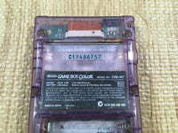 kh4710 Plz Read Item Condi GameBoy Color Clear Purple Game Boy Console Japan