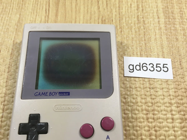 GD6355 With Defects - GameBoy Pocket Gray Grey Game Boy Console Japan