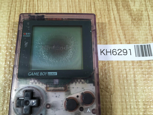 KH6291 With Defects - GameBoy Pocket Clear Purple Console Japan