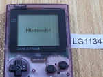 LG1134 With Defects - GameBoy Pocket Clear Purple Console Japan