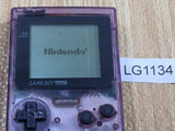 LG1134 With Defects - GameBoy Pocket Clear Purple Console Japan