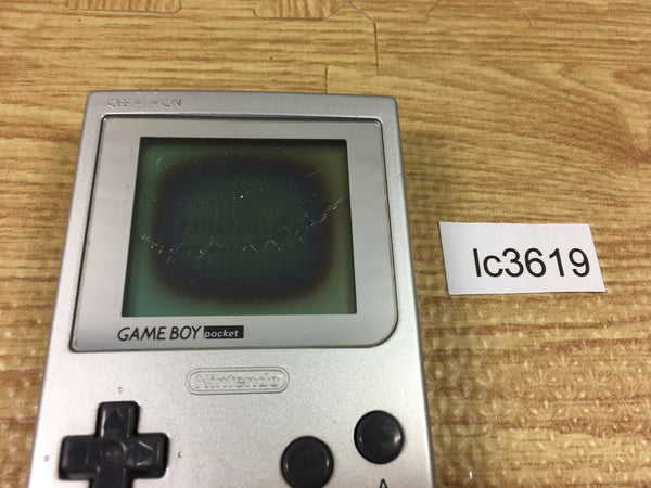 LC3619 With Defects - GameBoy Pocket Silver Game Boy Console Japan
