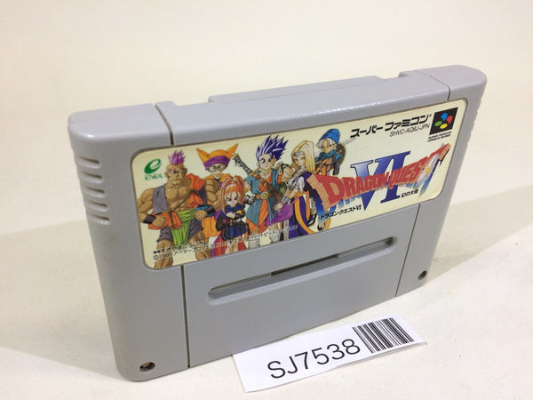 SJ7538 Dragon Quest VI 6 SNES Super Famicom Japan