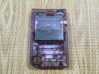 KH5925 With Defects - GameBoy Pocket Clear Purple Console Japan