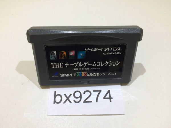 bx9274 Shogi Mah Jong Hanafuda Reversi Othello GameBoy Advance Japan