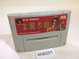 Sangokushi III SNES Super Famicom Japan - SH9331
