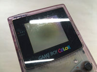 LG1929 Plz Read Item Condi GameBoy Color Clear Purple Game Boy Console Japan