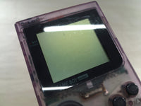 LG1134 With Defects - GameBoy Pocket Clear Purple Console Japan