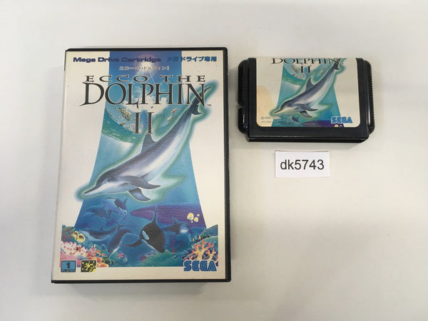 DK5743 Ecco the Dolphin 2 BOXED Mega Drive Genesis Japan