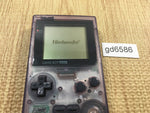 GD6586 Tested Working - GameBoy Pocket Clear Purple Game Boy Console Japan