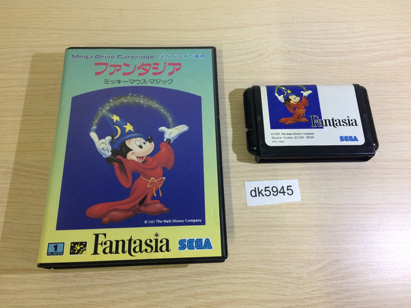DK5945 Fantasia Mickey Mouse Magic BOXED Mega Drive Genesis Japan