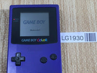LG1930 Plz Read Item Condi GameBoy Color Purple Game Boy Console Japan