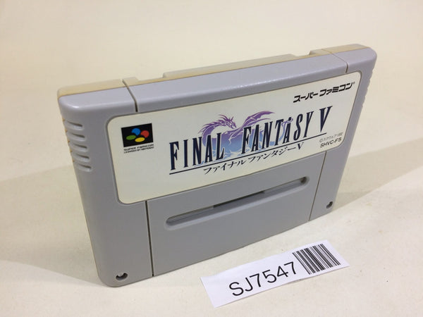 SJ7547 Final Fantasy 5 V SNES Super Famicom Japan