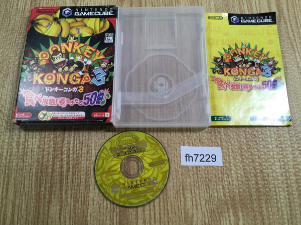 FH7229 Donkey Konga 3 BOXED GameCube Japan