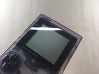GD6586 Tested Working - GameBoy Pocket Clear Purple Game Boy Console Japan